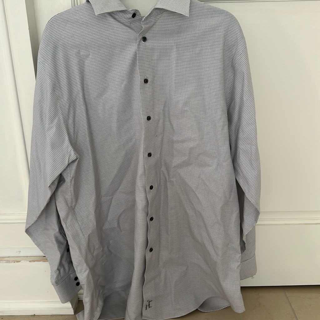 Mens Joseph By Joseph Bank Button Down Dress Shirt